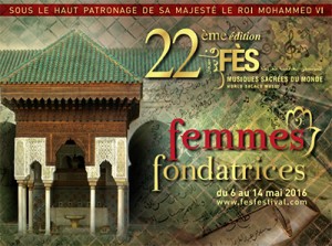 Affiche du Festival de Fes 22Ã¨me Ã©dition